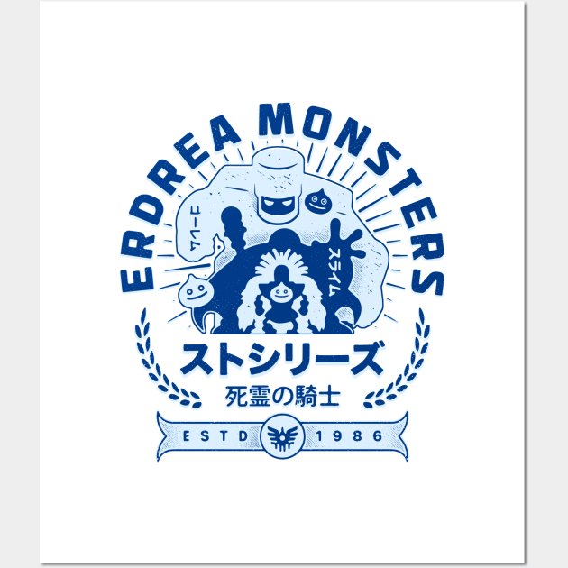 Erdrea Monsters Crest Wall Art by Lagelantee